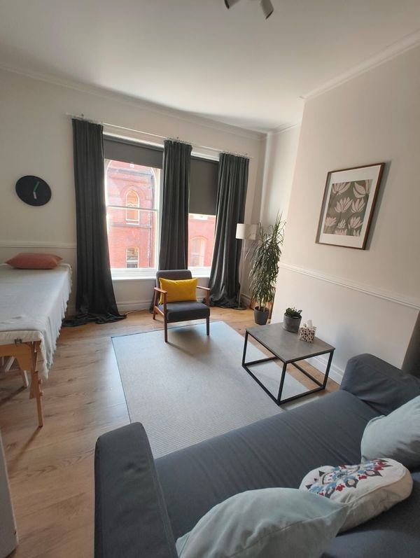 A therapy room at The Iveagh Practice, 13 Fade Street, Dublin 2